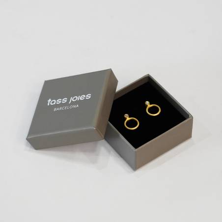 ICE gold earrings