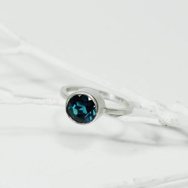 Anillo plata y topacio LONDON