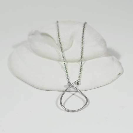 Collar de plata y diamante INFINITY