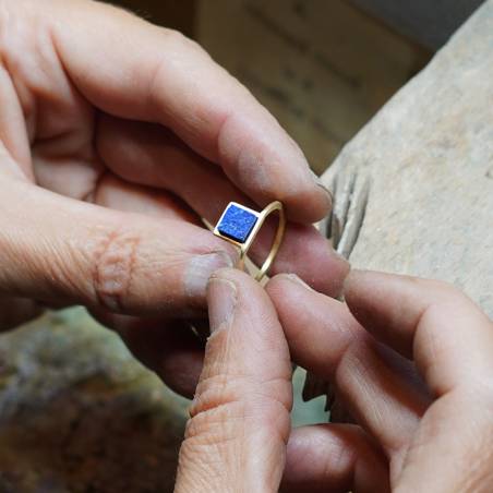 Anillo de oro y lapislázuli HOPE