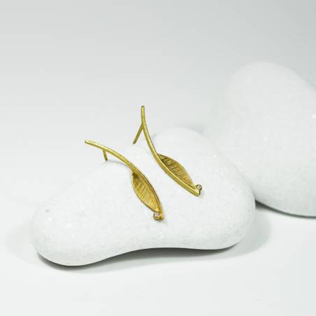 Pendientes de oro y diamantes Bloom
