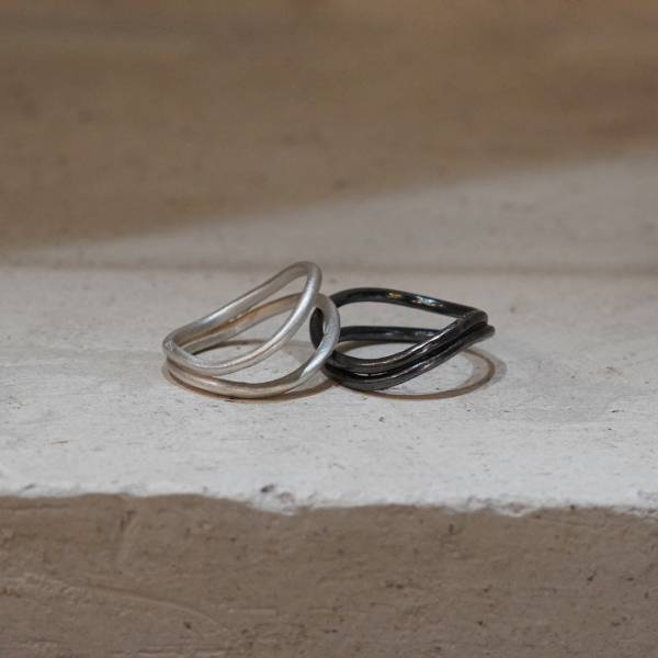 Anillo de plata ICE