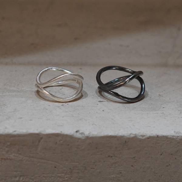 Anillo ancho plata ICE