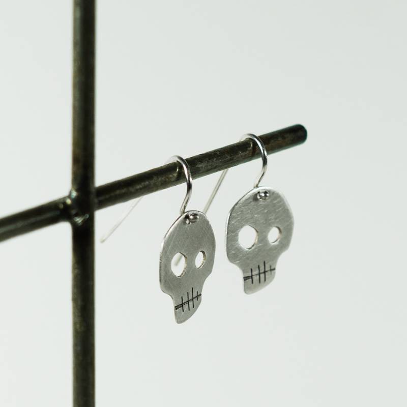Pendientes plata CALAVERA