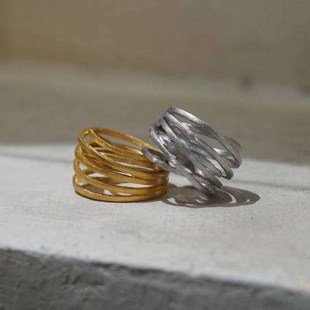 Gold plated ATW maxi ring