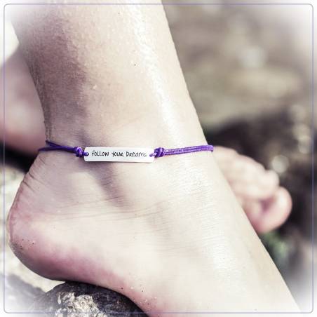 Tobillera FOLLOW YOUR DREAMS Pulseras