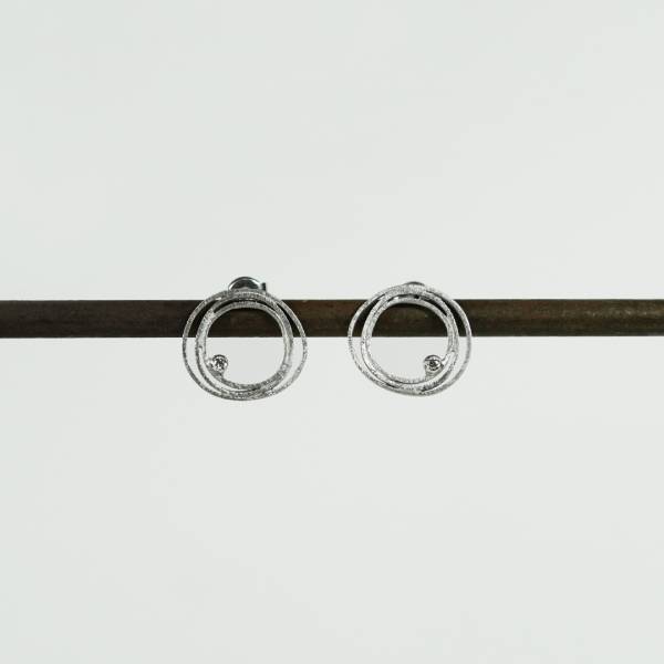 Pendientes oro y diamantes LIA