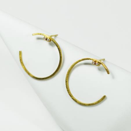 Pendientes oro y diamantes ANTHEA