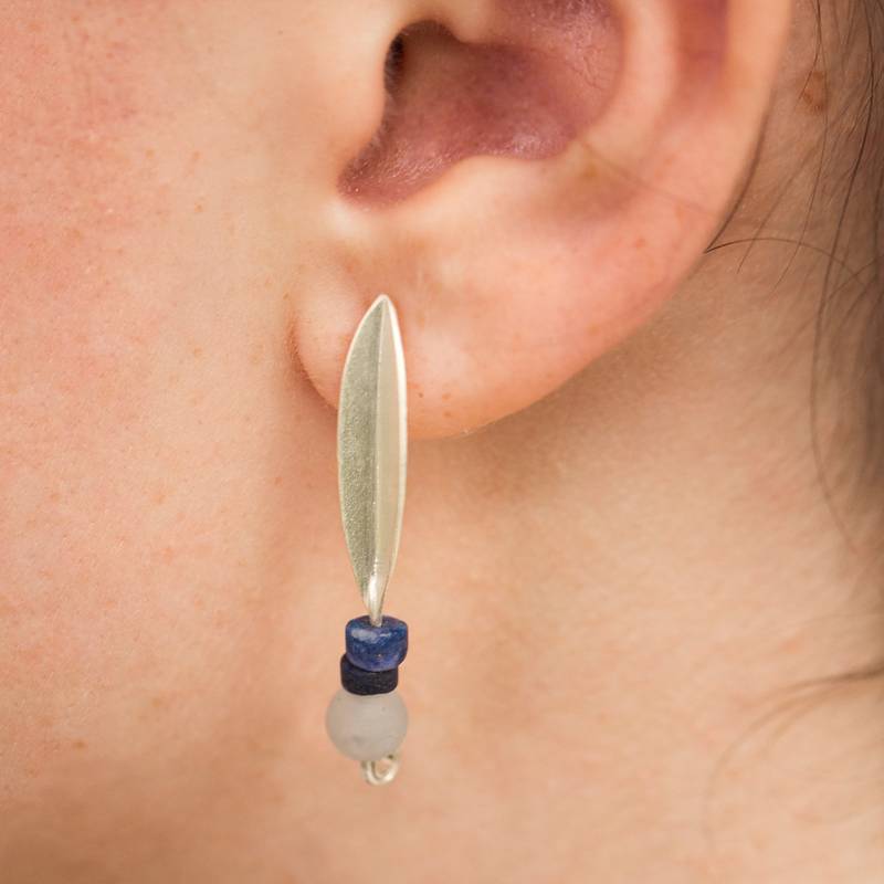 Pendientes plata SATTVA
