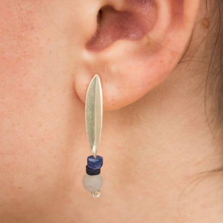 Pendientes plata SATTVA
