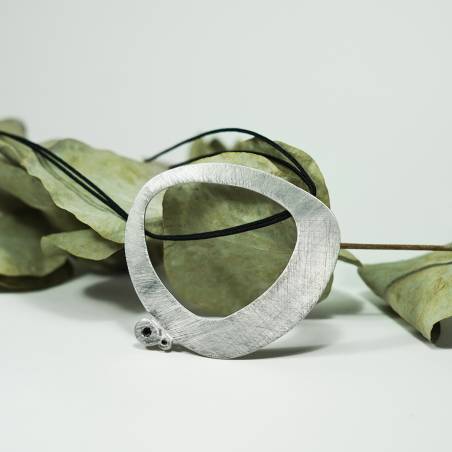MUT silver maxi pendant