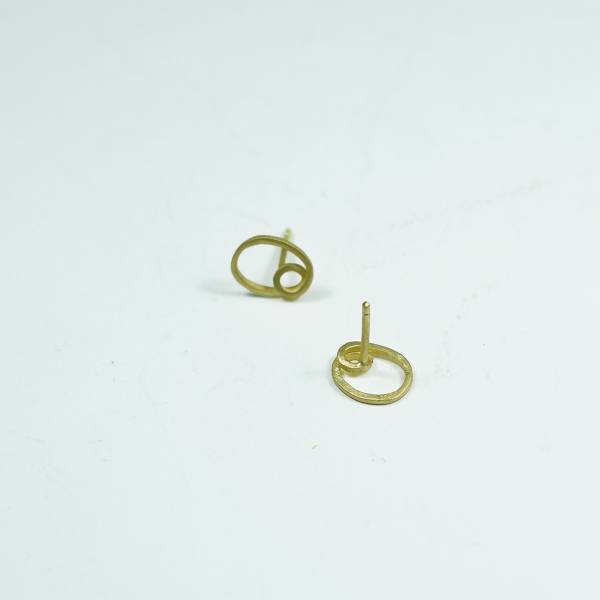 Design gold earrings Barcelona