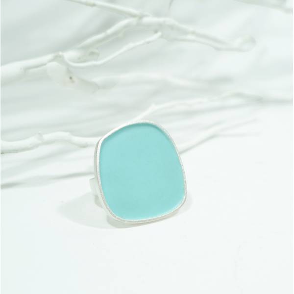 Anillo grande plata Summer