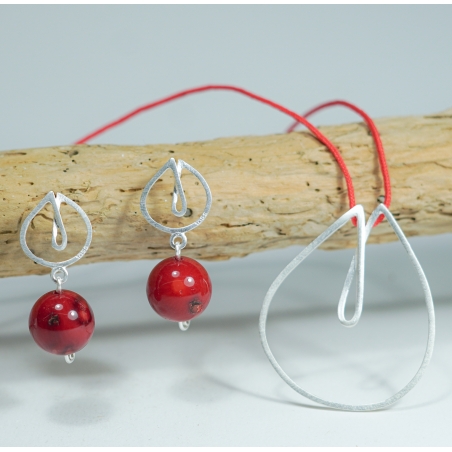 Sterling silver necklace Femme