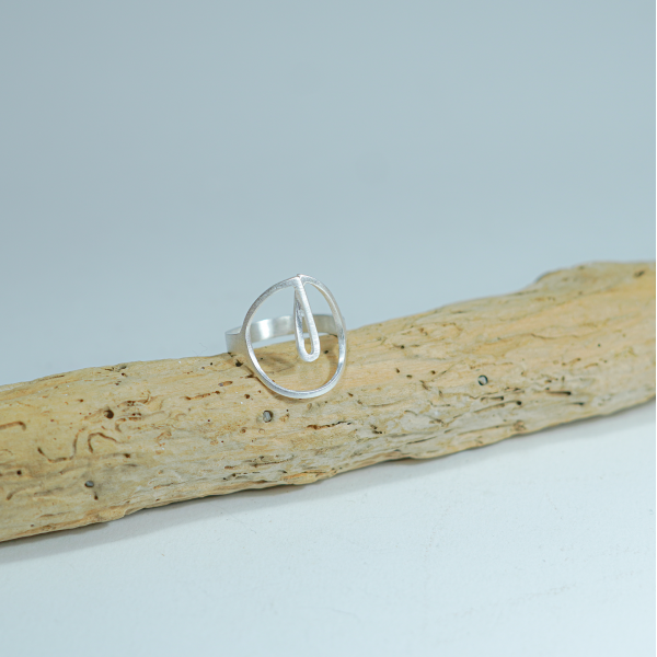 Anillo plata diseño