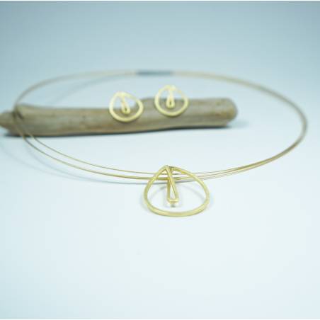 Collar de oro amarillo de mujer