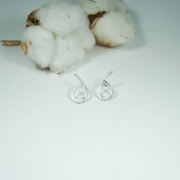Silver earrings for women