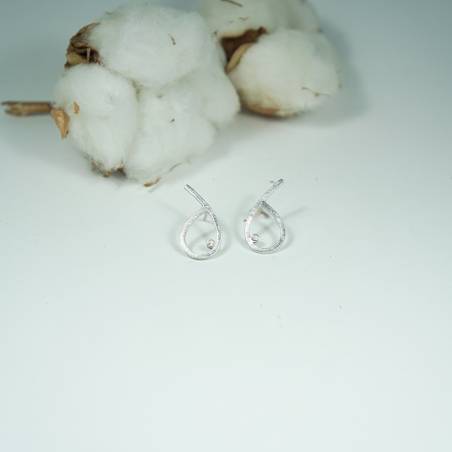 Pendientes plata mujer