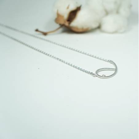 Collar plata amb cadena