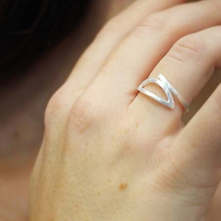 Simply sterling silver ring