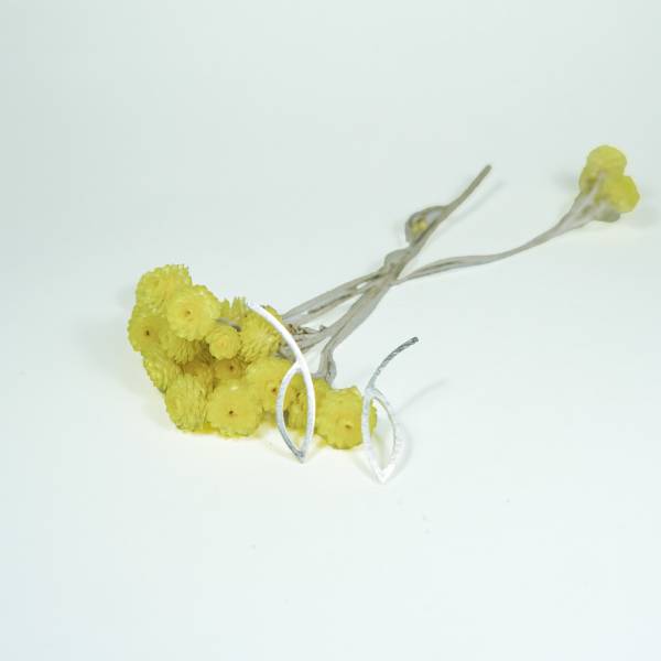 Original small silver earrings