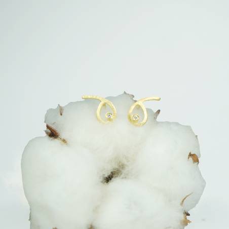 Small gold earrings for women