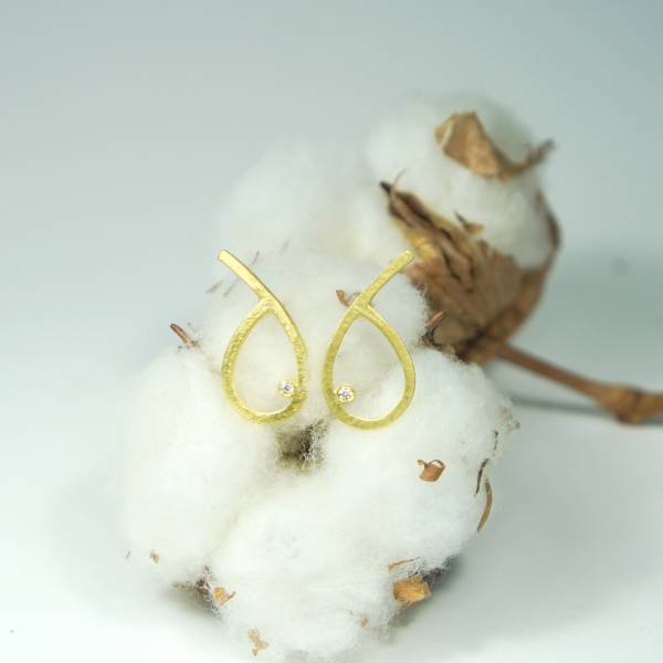 Pendientes oro amarillo mujer
