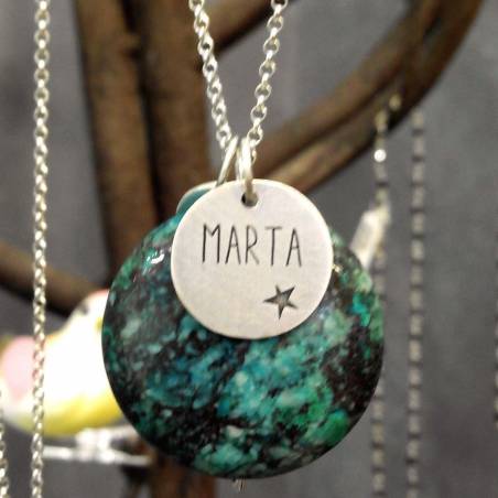 Colgante plata personalizado Tass Joies