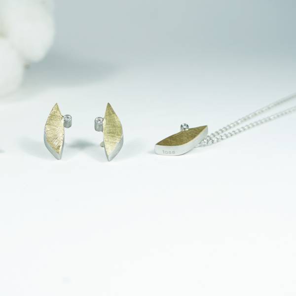 Arracades de plata i or úniques