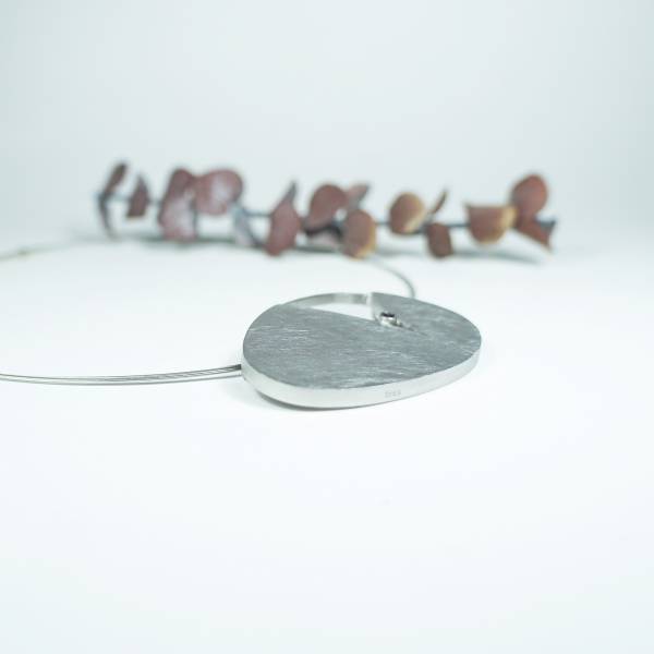Penjoll plata i granat gran