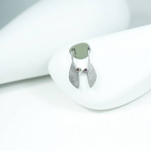 Hook small silver earrings