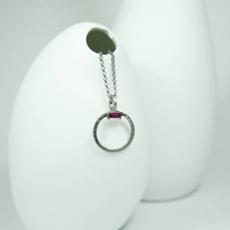 Small silver pendant HEART