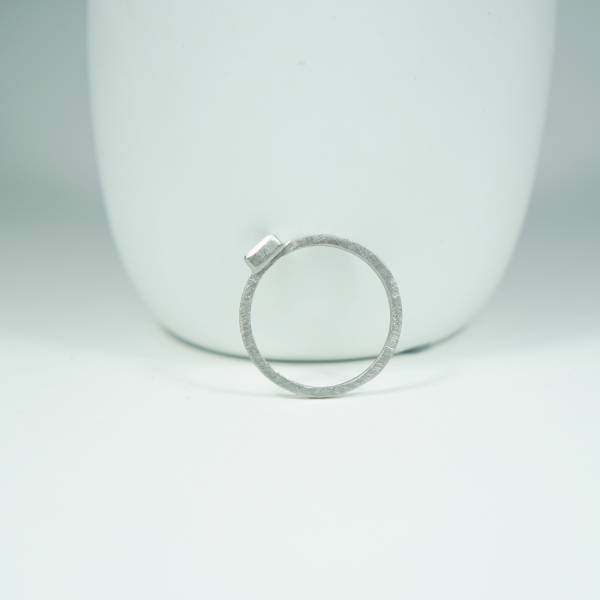 Stacking silver ring