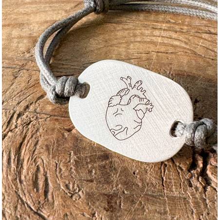 Customized silver bracelet