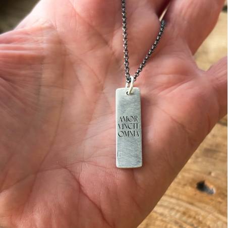 Customized silver pendant