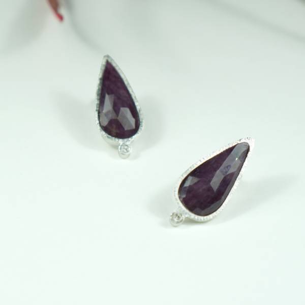 Pendientes plata y diamante