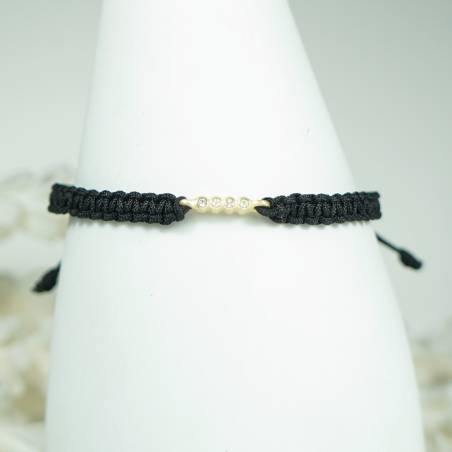 Genuine diamond and 18 kts gold bracelet