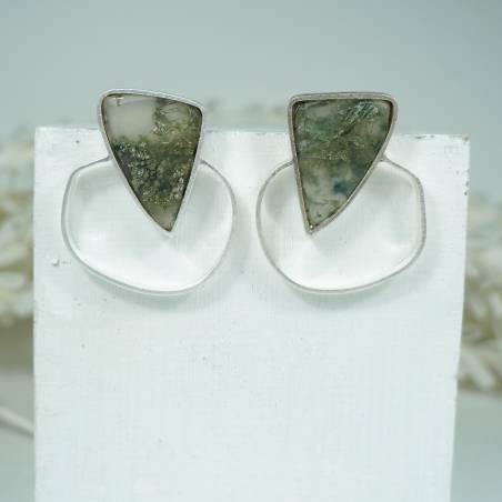 Pendientes plata elegantes y sofisticados