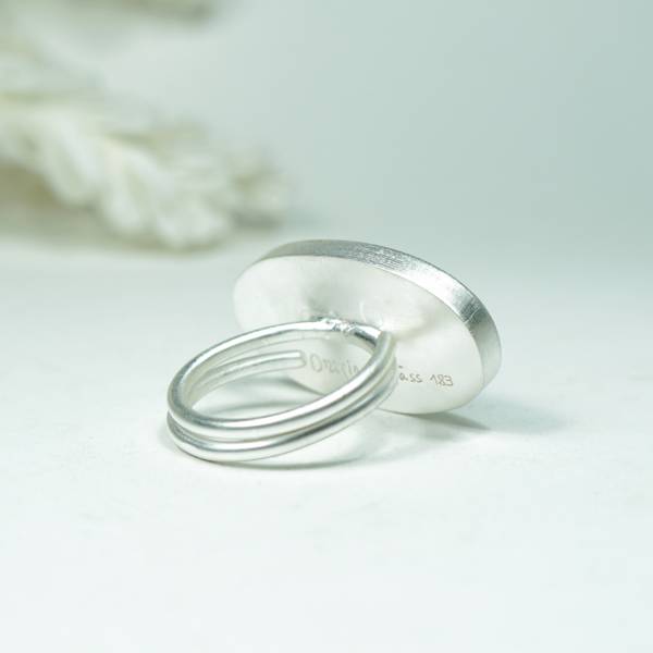 Exclusive silver ring