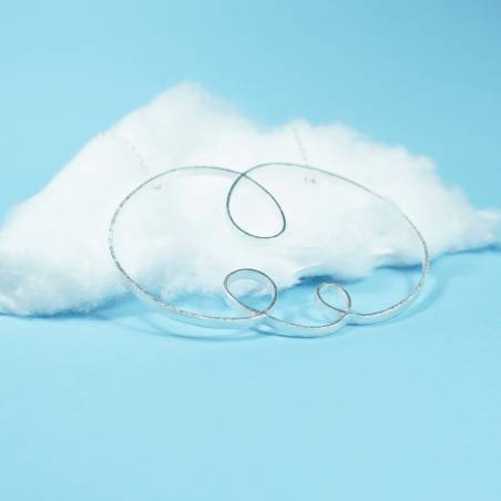 Collaret de plata gran divertit