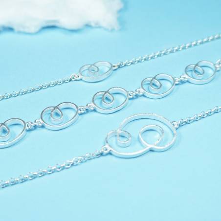 Polsera de plata de disseny