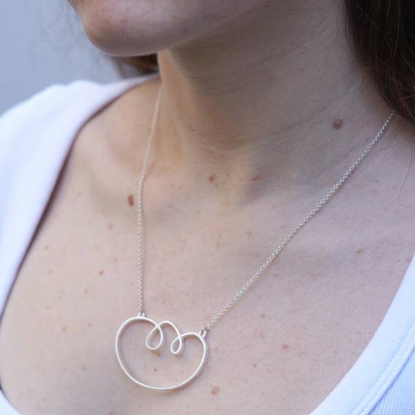 Chaine silver necklace