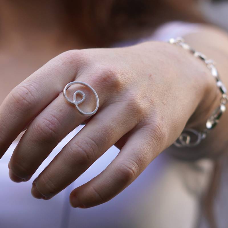 Anillo plata
