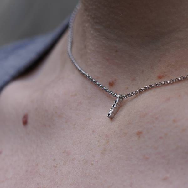 Collar plata elegante