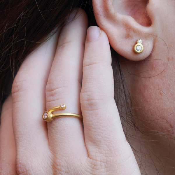 Nuevos pendientes oro amarillo Tomb